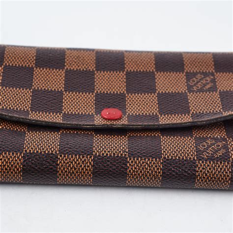 portafoglio louis vuitton emilie damier|emilie wallet damier ebene canvas.